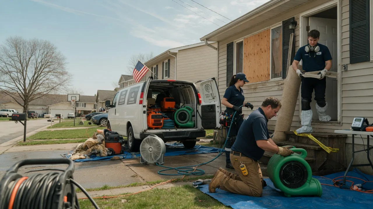 Water Damage Restoration in Johnston City, IL near me
